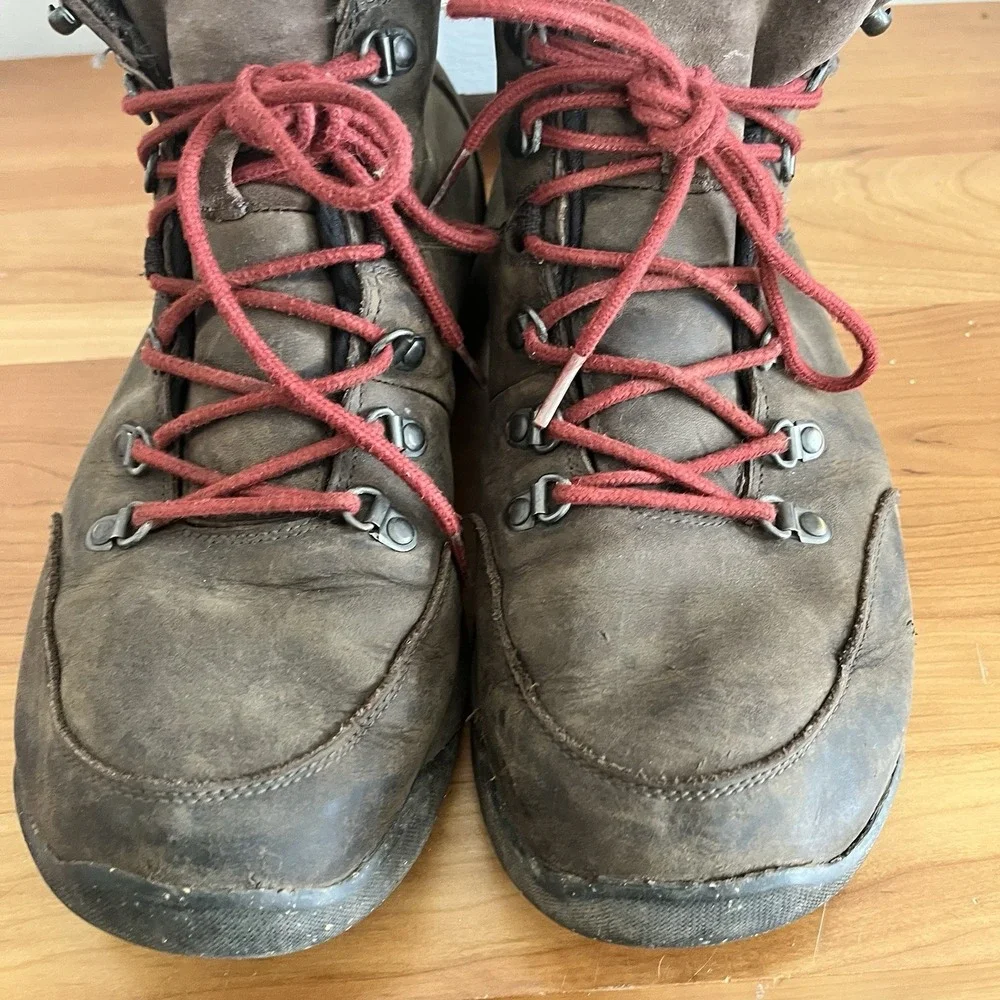 Chaco‎ Men's Roland Boots Coffee Bean Brown Size 11.5 Outdoor Hiking Leather